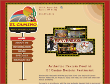 Tablet Screenshot of elcaminomexican.com